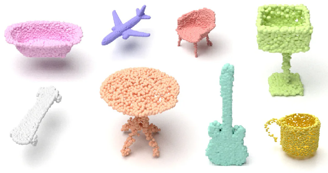 Autoregressive 3D Shape Generation teaser